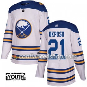 Adidas Maillot de Hockey Buffalo Sabres Kyle Okposo 21 2018 Winter Classic Blanc Authentic - Enfant